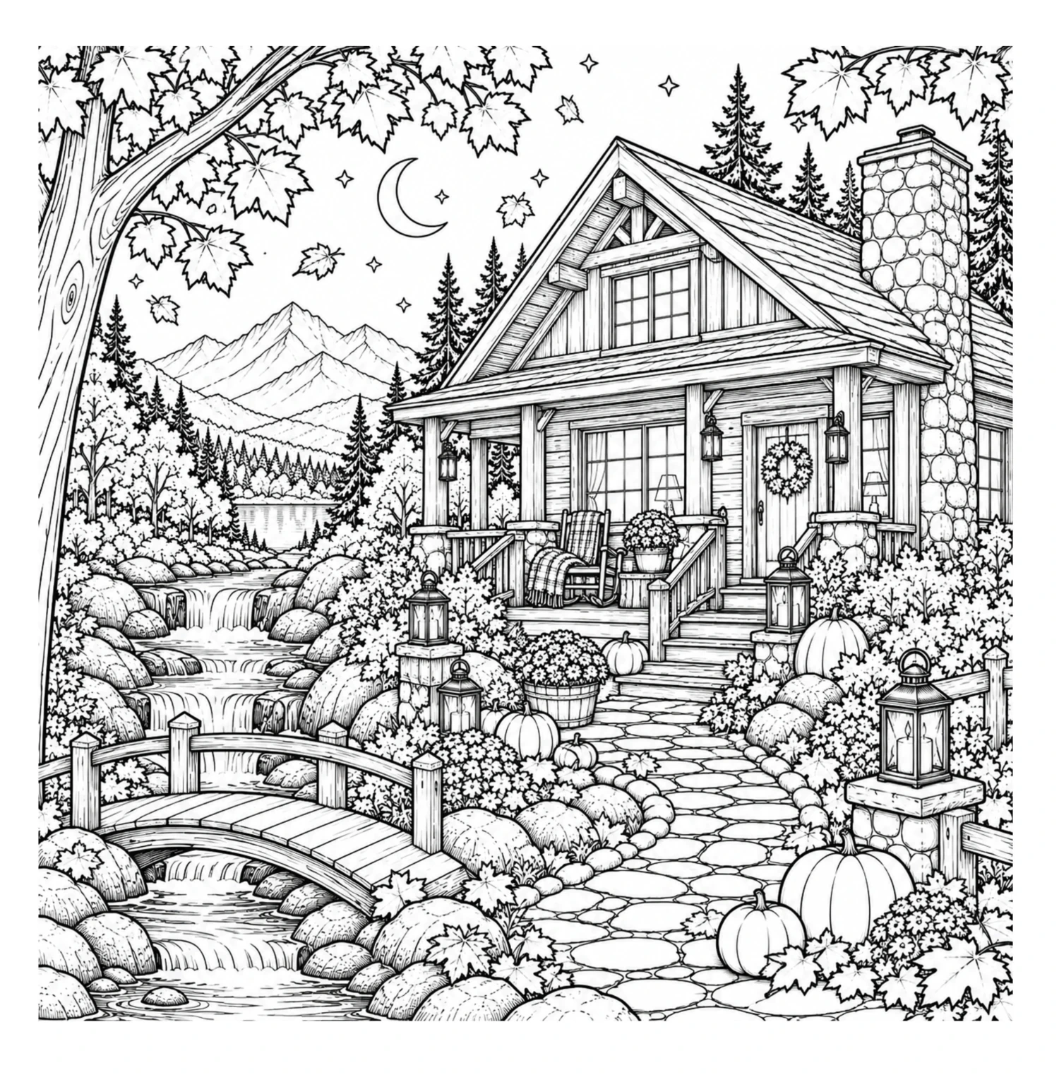 01 Page 07 Lakeside Autumn Cabin